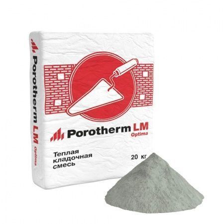 Смесь кладочная Поротерм LM Optima серый 20 кг