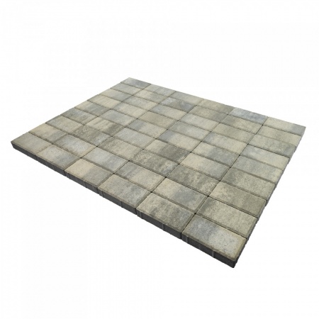 Тротуарная плитка Braer Прямоугольник Туман, h=40