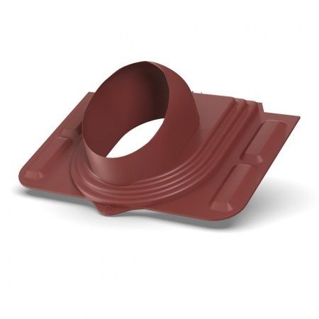 Проходной элемент для труб Ø110-160 мм универсальный красный