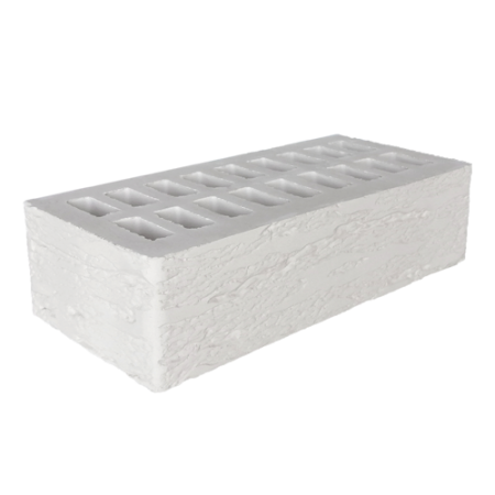 Кирпич Красная Гвардия лицевой 1НФ Белый Rock