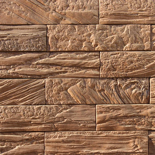 Облицовочный камень Арт Альянс Древесный кирпич коричневый