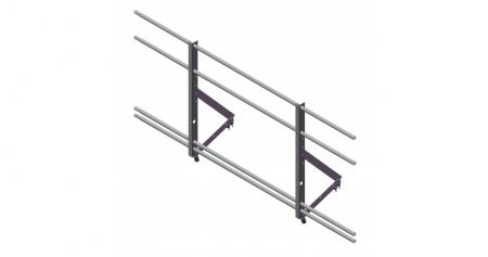 Ограждение кровельное со снегозадержанием Optima 900 (2 м)