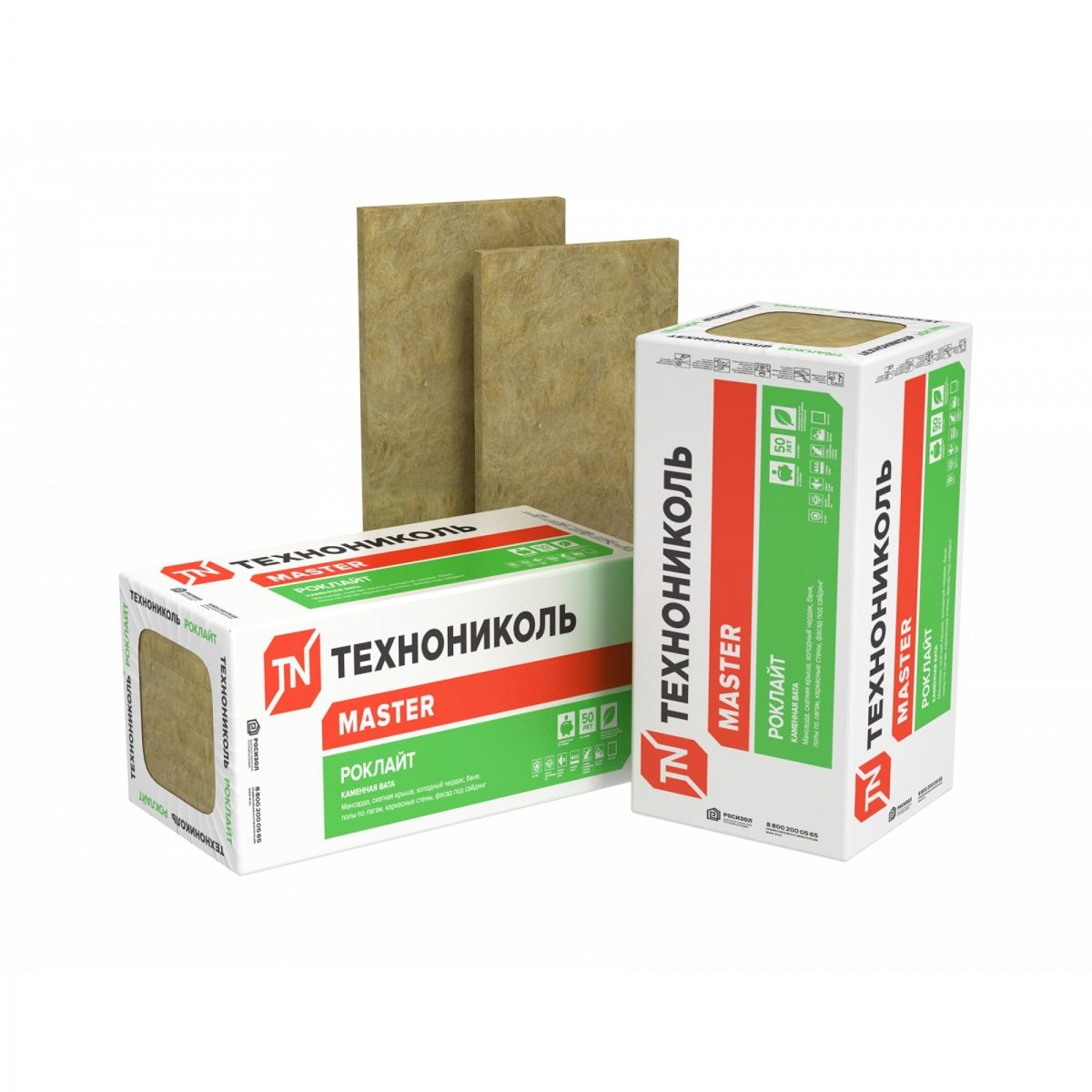 Плита минераловатная РОКЛАЙТ 1200х600х100 6 шт