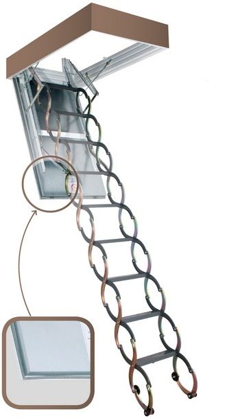 Лестница чердачная FAKRO LSF 120*70/280-300 см