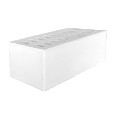 Кирпич Красная Гвардия лицевой 1,4НФ Белый Гладкий