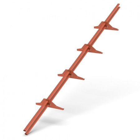 Снегозадержатель трубчатый 3000 RAL8004