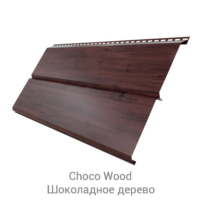 Сайдинг металлический ЭкоБрус Gofr GreenCoat Pural Matt BT 0.5